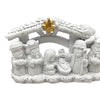 ALL IN ONE WHITE KID NATIVITY SCENE WITH GOLD STAR