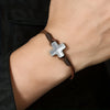 Cross Genuine Leather Bracelet