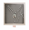 Stainless Steel Saint Michael Catholic Rosary