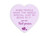 Heart shape Ceramic Inspirational Coasters