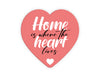 Heart shape Ceramic Inspirational Coasters