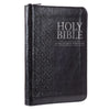 KJV Mini Pocket Edition Zippered Black (Red Letter Edition)
