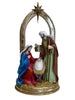 NATIVITY HOLY FAMILY STATUE WITH ARCH