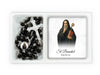 Catholic Rosary - ST BENEDICT AND PLAQUE