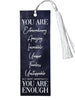 BOOKMARK WITH TASSEL- KEEP SHINNING LAMINATED - GOLD FOILED
