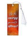 BOOKMARK WITH TASSEL- LAMINATED - GOLD FOILED