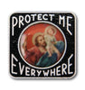 CAR PLAQUE MAGNET SQUARE St Christopher