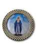CAR PLAQUE MAGNET ROUND MIRACULOUS MARY