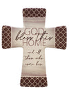 Porcelain Cross - GOD BLESS THIS HOME