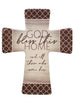 Porcelain Cross - GOD BLESS THIS HOME