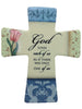 Porcelain Cross - GOD