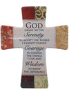 Porcelain Cross - SERENITY COURAGE AND WISDOM