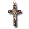 CRUCIFIX ST BENEDICT GOLD 60 X 30MM