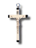 CRUCIFIX – METAL WHITE INLAY (14cm x 8cm) OR CRUCIFIX BLACK METAL WALL 11CM X 6.5CM