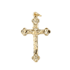 CRUCIFIX 4 BASILICA SMALL SILVER OR GOLD