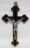 CRUCIFIX – METAL BLACK INLAY (12cm x 7cm)