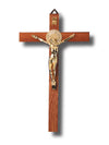 WOOD WALL CRUCIFIX 25CM X 15CM