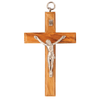 CRUCIFIX WALL OLIVE WOOD 9cm