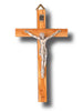 CRUCIFIX WALL OLIVE WOOD 15cm