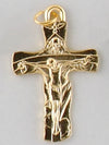 CRUCIFX TRINITY GOLD 40MM - METAL