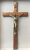 CRUCIFIX – WOOD GOLD OR SILVER (25cm x 13cm)