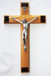 CRUCIFIX – WOOD OLIVE (20cm x 12cm)