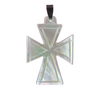 CELTIC DESIGN CROSS 3CM MOTHER OF PEARL