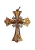 2 LAYER (JERUSALEM) CROSS 5x4CM OLIVE WOOD