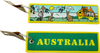 Australia Scene Embroidery Keyring Tag