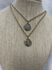 NECKLACE – MEDAL ST BENEDICT GOLD CHAIN (Medal 15mm x 15mm, Chain 60cm)