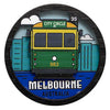 Melbourne City Tram Range 3 Layers wood Magnet