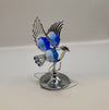 DOVE- SILVER & CRYSTAL BLUE