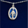 Necklace Miraculous Mary Blue