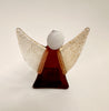 Small standing glass angel