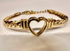 Gold-Plated Stainless-Steel with heart shape Bracelet
