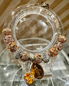 Miraculous Mary and Rhinestone Pendant Bracelet 2 different versions