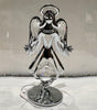 Guardian Angel - Silver with Clear or Pink crystals