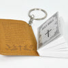 COVER PAPER BIBLE BOOK KEYRING