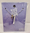 Necklace: Hope on Silver Charm & Gold Cross with Crystals, 40.6cm Chain With 5cm Extension (Walk by Faith Collection) (Copy) (Copy) (Copy)