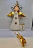 Hanging Angel with pig tails and gift