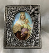 PEWTER FRAME – OUR LADY MT CARMEL