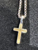 Stainless steel enamel cross necklace