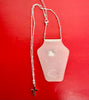 Stainless steel satellite link chain and cross pendant necklace