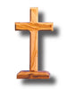 STANDING CROSS - OLIVE WOOD