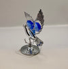 DOVE- SILVER & CRYSTAL BLUE