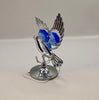 DOVE- SILVER & CRYSTAL BLUE