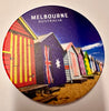 Melbourne round Ceramic Coasters