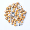 Catholic Rosary - Olive Wood Holy Earth