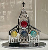 Silver and crystals Cathedral little model