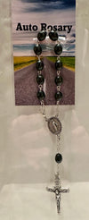 Car Rosary Beads with VIRGIN MARY MEDAL & CRUCIFIX